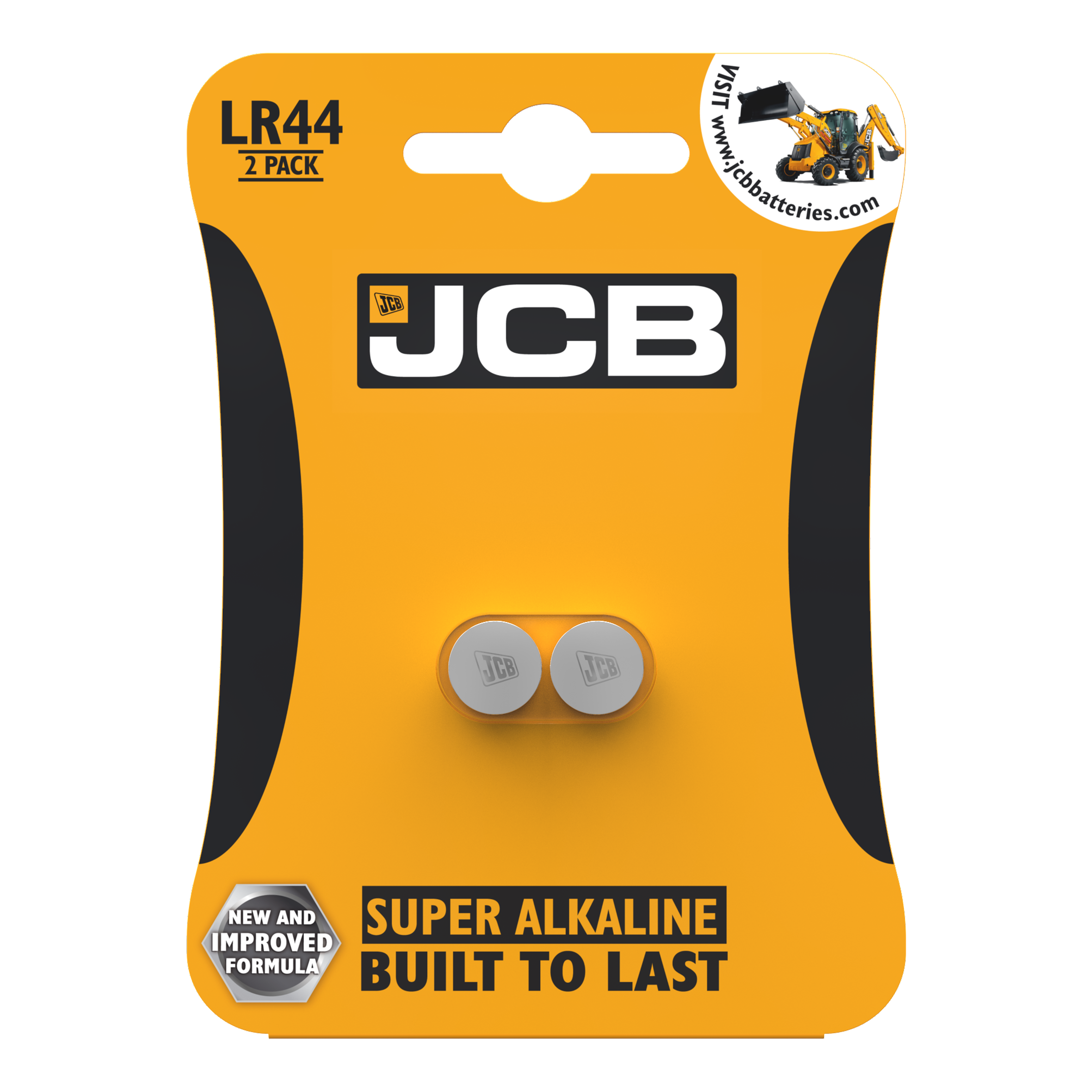JCB LR44 Super Alkaline, Pack of 2